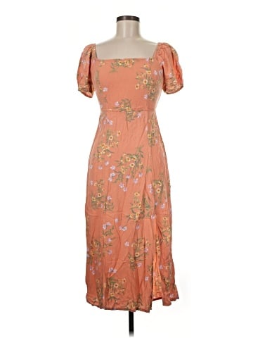 Pink Rose Casual Dress (view 1)