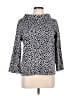 Ann Taylor Polka Dots Blue Pullover Sweater Size L (petite) - photo 1