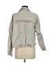 Peach Love 100% Cotton Gray Jacket Size M - photo 2
