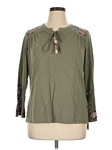 Style&Co Long Sleeve Blouse (view 1)