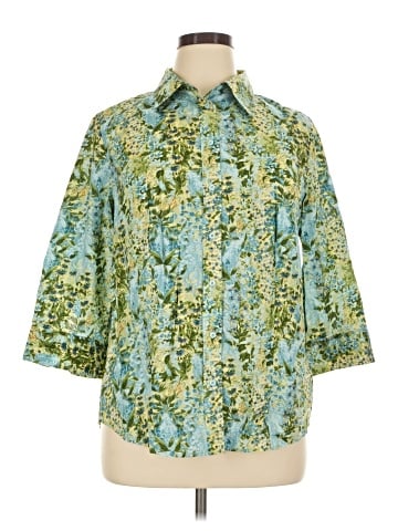 Talbots Outlet 3/4 Sleeve Button-Down Shirt (view 1)
