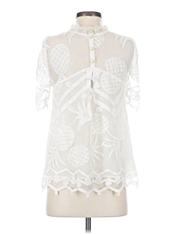 HD in Paris Short Sleeve Blouse (view 2)