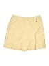 IZOD 100% Polyester Solid Yellow Skort Size 4 - photo 1