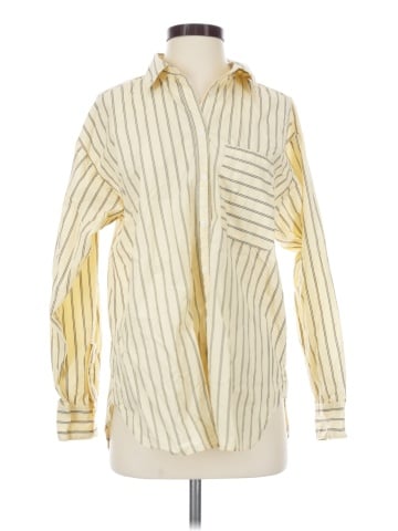 Ann Taylor LOFT Long Sleeve Button-Down Shirt (view 1)
