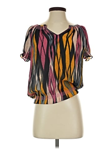 DKNY Jeans Short Sleeve Blouse (view 1)