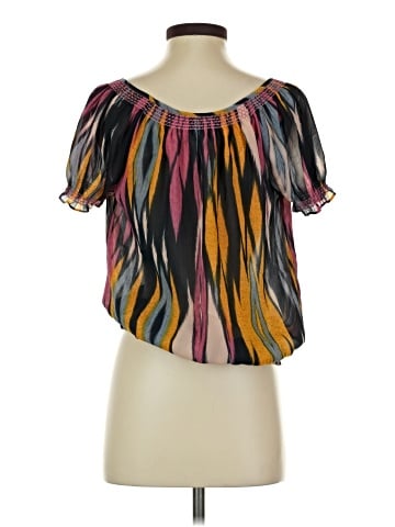 DKNY Jeans Short Sleeve Blouse (view 2)