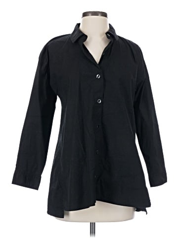 Eileen Fisher 3/4 Sleeve Button-Down Shirt (view 1)