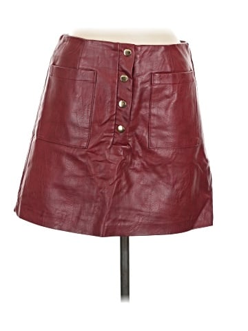 Forever 21 Faux Leather Skirt (view 1)