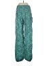 Assorted Brands 100% Rayon Paisley Teal Casual Pants Size 0 - 12 Petite - photo 2
