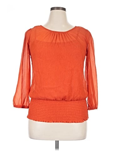 By & By 3/4 Sleeve Blouse (view 1)