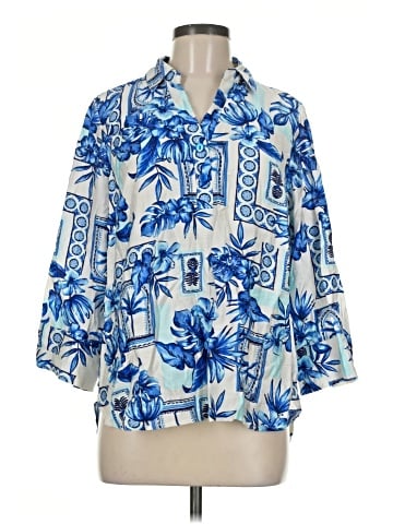 Unique Spectrum 3/4 Sleeve Blouse (view 1)