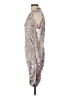 Express Metallic Silver Cocktail Dress Size L - photo 5