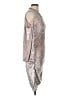 Express Metallic Silver Cocktail Dress Size L - photo 4