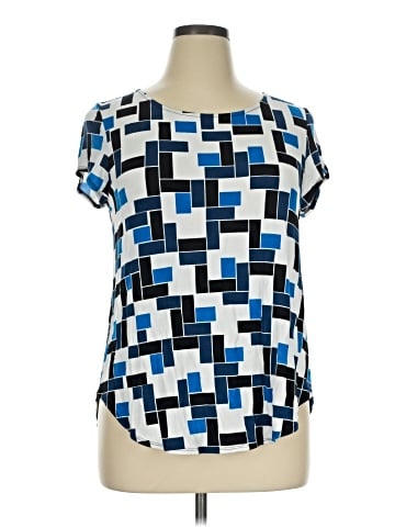 Alfani Short Sleeve Blouse (view 1)