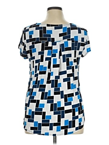 Alfani Short Sleeve Blouse (view 2)