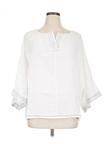 Suzanne Betro 3/4 Sleeve Blouse (view 1)