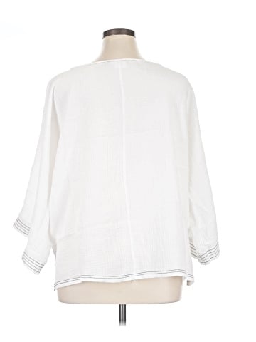 Suzanne Betro 3/4 Sleeve Blouse (view 2)