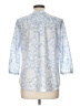 Talbots Blue 3/4 Sleeve Blouse Size Lg Petite - photo 2