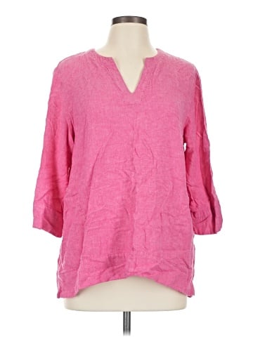 Lands' End 3/4 Sleeve Blouse (view 1)