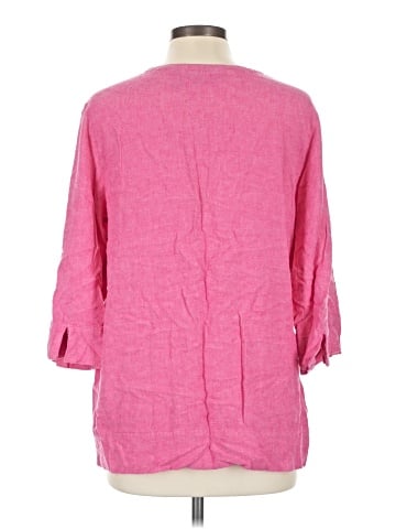 Lands' End 3/4 Sleeve Blouse (view 2)