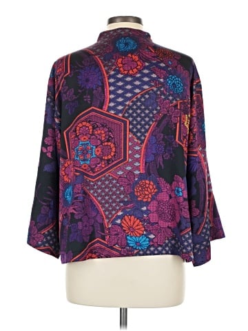 Natori 3/4 Sleeve Blouse (view 2)