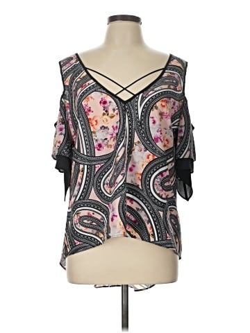 Bisou Bisou Short Sleeve Blouse (view 1)