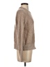 Aqua Metallic Tan Pullover Sweater Size S - photo 4