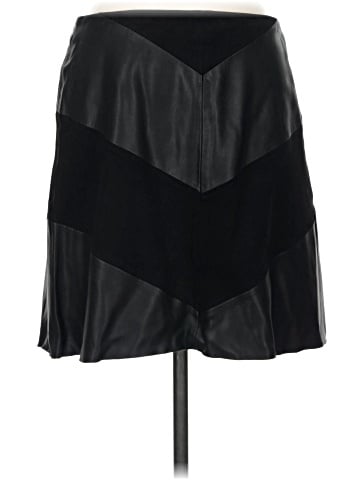 Zara Basic Faux Leather Skirt (view 1)