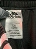 Adidas 100% Polyester Black Track Pants Size 14 - 16 - photo 3