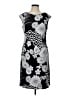 Connected Apparel Graphic Gray Cocktail Dress Size 10 - photo 1