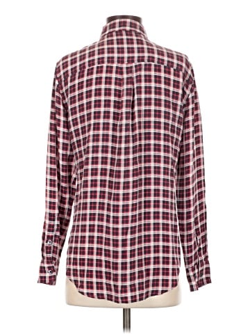 Equipment Long Sleeve Silk Top (view 2)