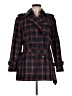 Coach Plaid Red Coat Size M - photo 1