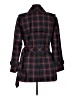 Coach Plaid Red Coat Size M - photo 2