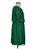 En Focus Studio 100% Polyester Solid Green Casual Dress Size 4 - photo 4