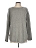 Sanctuary Metallic Silver Pullover Sweater Size L - photo 1