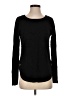 Lety & Me Solid Black Pullover Sweater Size S - photo 1