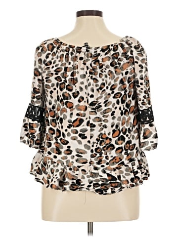 Unique Spectrum 3/4 Sleeve Blouse (view 2)