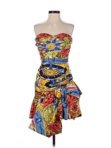 Moschino Couture Silk Dress (view 1)