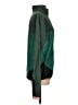 Nike 100% Nylon Color Block Green Jacket Size XS - photo 4