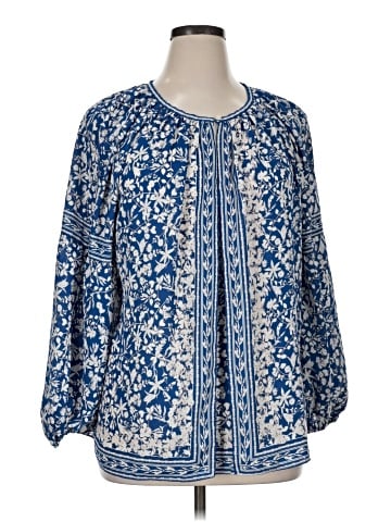 Max Studio 3/4 Sleeve Blouse (view 1)
