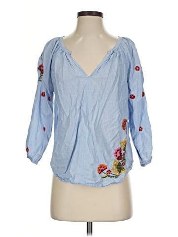 Velvet by Graham & Spencer 3/4 Sleeve Blouse (view 1)