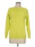 Ann Taylor LOFT 100% Cotton Solid Green Pullover Sweater Size Med Petite - photo 1