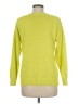 Ann Taylor LOFT 100% Cotton Solid Green Pullover Sweater Size Med Petite - photo 2