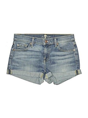 7 For All Mankind Denim Shorts (view 1)
