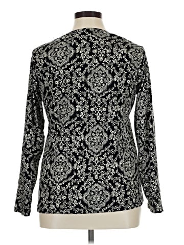 Croft & Barrow Long Sleeve Blouse (view 2)