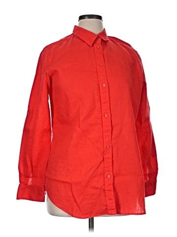 Lauren by Ralph Lauren Long Sleeve Button-Down Shirt (view 1)