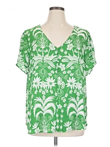 PREMISE Short Sleeve Blouse (view 1)