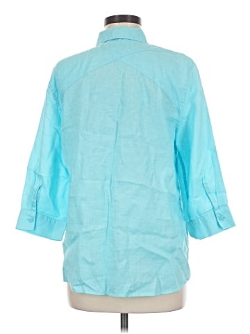 Chico's 3/4 Sleeve Button-Down Shirt (view 2)