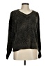 Pink Rose Metallic Black Pullover Sweater Size M - photo 1