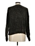 Pink Rose Metallic Black Pullover Sweater Size M - photo 2